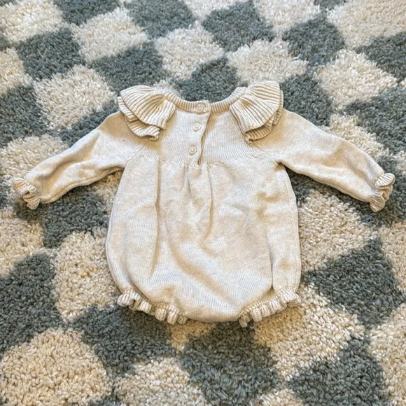 Janie and Jack Sweater Onesie - Picture 3 of 3